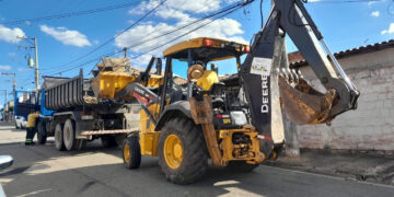 Escavadeira. (Divulgação)