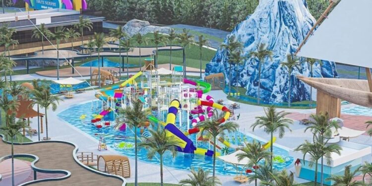 A expectativa é de que o Acqua Thermas Park receba até 150 mil visitantes por mês.