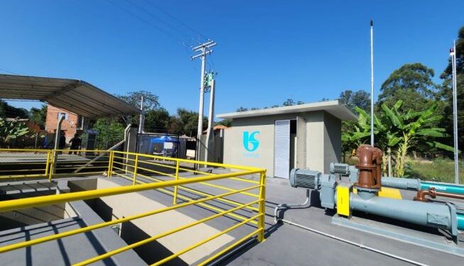 O Sistema de Esgoto contempla 760 metros de redes coletoras de esgoto. (Divulgação)