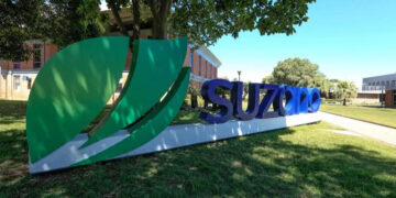 Placa Suzano. (Divulgação)