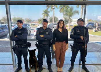 A deputada federal Simone Marquetto (MDB-SP) participou da Solenidade de Formatura e Posse da 3º Turma de Guardas Civis Municipais de Itapetininga, no Auditório Municipal ‘Alcides Rossi’, em Itapetininga. (Divulgação)
