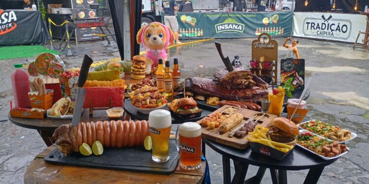O evento acontecerá, com entrada gratuita, e contará com muitos shows ao vivo durante todos os dias, além de uma variedade gastronômica oferecida pelos melhores assadores do estado, reunidos em seus food trucks. (Divulgação)