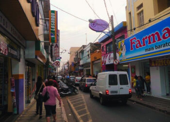 Rua da Zona Azul. (Divulgação)
