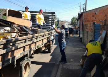 Em 2024, nos sete mutirões já realizados, foram recolhidas um total de 3.434 toneladas de resíduos inservíveis.(Divulgação/Prefeitura de Itapetininga)