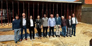 A deputada federal Simone Marquetto (MDB-SP) visitou as obras do novo pronto atendimento da Santa Casa de Tietê. (Divulgação)