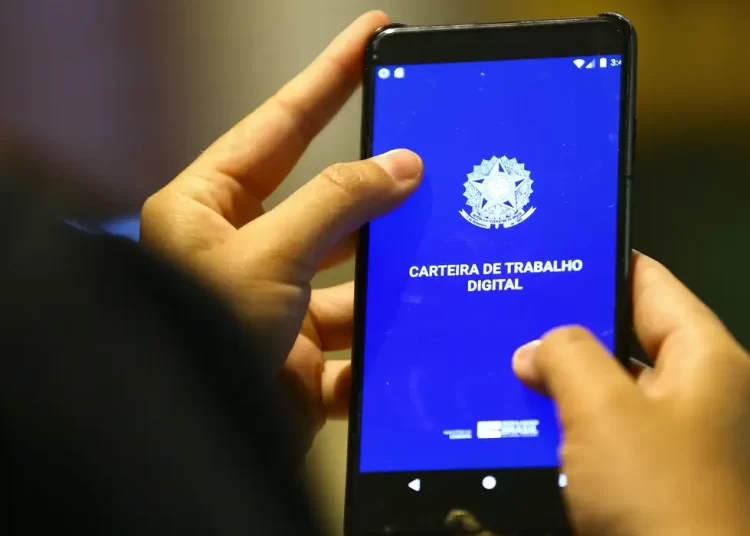 Carteira de Trabalho Digital. (Agência Brasil)