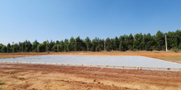A mais nova área de lazer do bairro está sendo instalada à rua Olívia Gonçalves Piloto. (Divulgação)