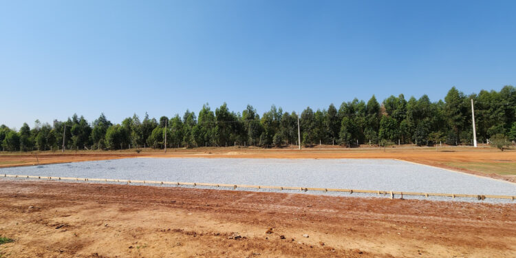 A mais nova área de lazer do bairro está sendo instalada à rua Olívia Gonçalves Piloto. (Divulgação)