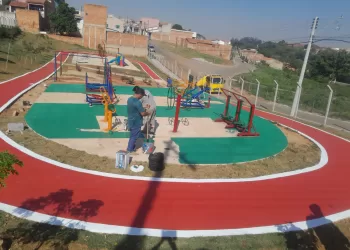 O “Bosque São Francisco de Assis”, mais novo equipamento de recreação do município, foi instalado no bairro pela Prefeitura de Itapetininga. (Divulgação)