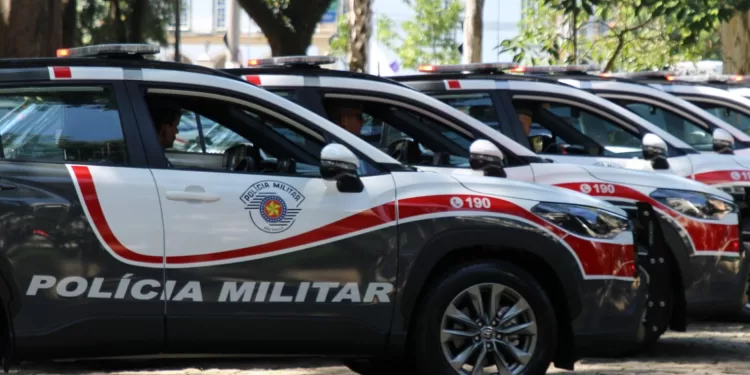 Viaturas da Polícia Militar. Divulgação/Governo de SP