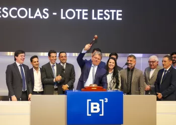 Maratona de Leilões: Sessão Pública de Leilão da Parceria Público-Privada Novas Escolas - Lote Leste. Foto: Marcelo S. Camargo/Governo do Estado de SP