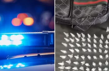 Durante a abordagem, foram encontrados com o menor infrator 161 microtubos de cocaína e uma balança de precisão, itens típicos do comércio ilegal de entorpecentes.