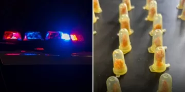 Durante a abordagem, os policiais encontraram em sua posse 24 porções de crack, configurando novamente o envolvimento em atividades ilícitas. (Divulgação)