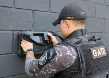 Xaver 400 consegue detectar sinais de vida de pessoas por ondas de rádio quando a equipe não tem visão do ponto crítico da ocorrência. Foto: Divulgação/Governo de SP.