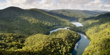 Vista do Legado das Águas, no Vale do Ribeira. Foto: Luciano Candisani