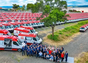 Presidente da República, Luiz Inácio Lula da Silva, durante cerimônia de Entrega de 789 Novas Ambulâncias do SAMU. Alto da Boa Vista - Sorocaba - SP. Foto: Ricardo Stuckert / PR