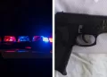 Com ele, os agentes encontraram uma sacola contendo um simulacro de arma de fogo, utilizado nos crimes. (Divulgação)