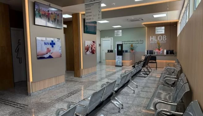 A nova maternidade do Hospital Doutor Léo Orsi Bernardes. (Dviulgação)