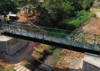 Com uma extensão de 13 metros, a ligação é estratégica para a passagem de pedestres. (Divulgação)