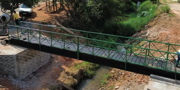 Com uma extensão de 13 metros, a ligação é estratégica para a passagem de pedestres. (Divulgação)