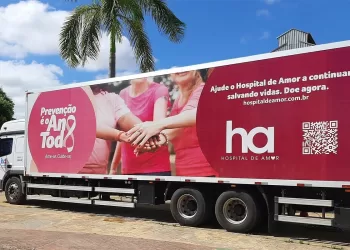 A Carreta do Hospital de Amor, de Barretos, estará na cidade no dia 15 de maio. (Dviulgação)