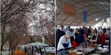 Festa da Cerejeira reúne milhares de pessoas em Itapetininga (SP) — Foto: NisshinDaiko/Divulgação
