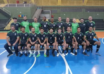 A equipe principal do Futsal Masculino de Itapetininga, o “Itapê Futsal”. (Divulgação)