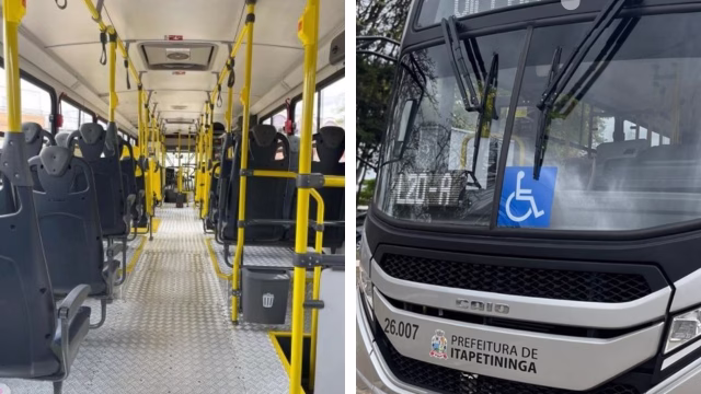 A nova frota traz mais conforto e segutança para os usuários. (Divulgação/Prefeitura de Itapetininga)